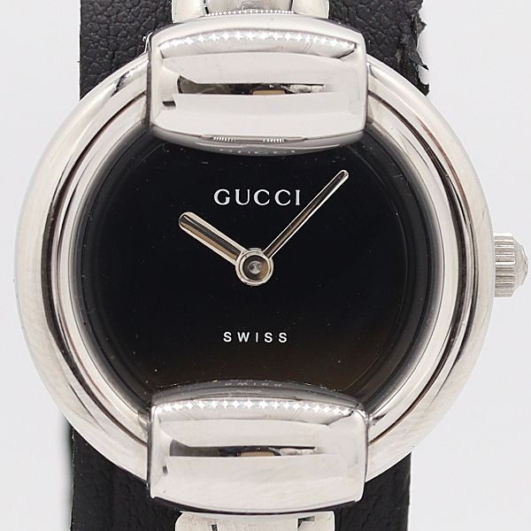 Gucci Quartz Bangle Watch Black Dial Kut