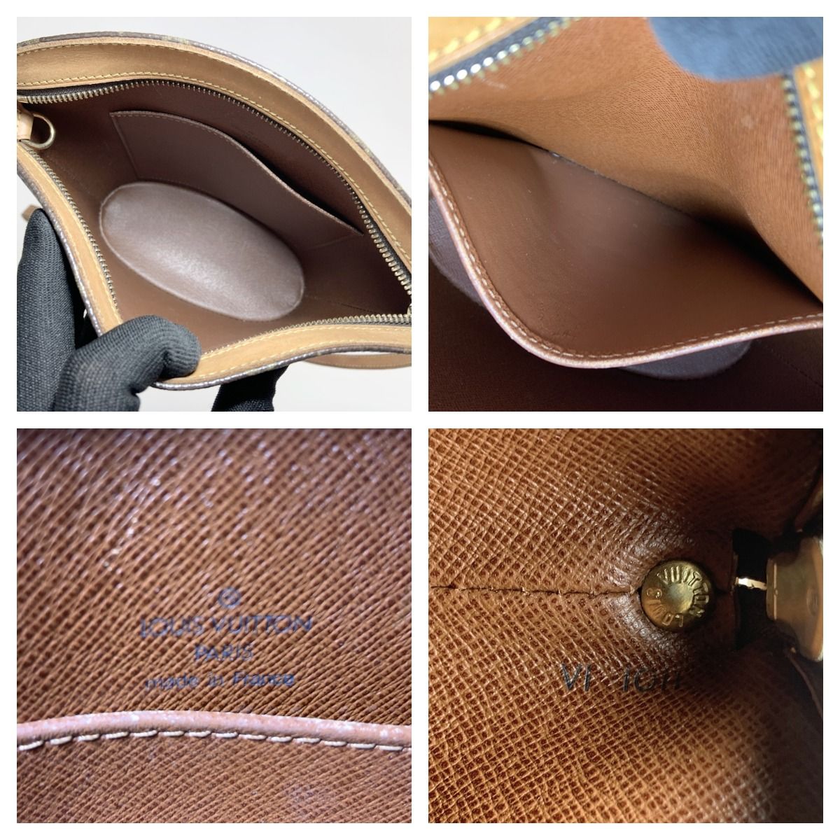Louis Vuitton Monogram Drouot Shoulder Bag M51290 Brown