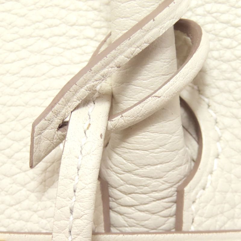 Hermes Birkin 30 Nata Gold Hardware Handbag Taurillon Women