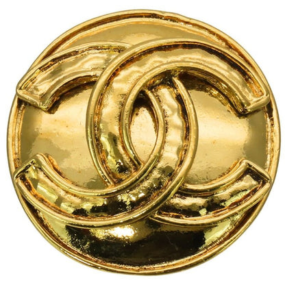 Chanel Brooch Coco Mark Metal Gold Plated Accessories