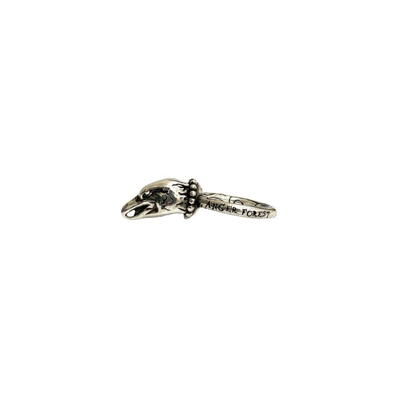 Gucci Anger Forest Eagle Head Ring Silver 925 No 9 Accessory