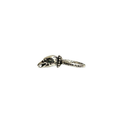Gucci Anger Forest Eagle Head Ring Silver 925 No 9 Accessory