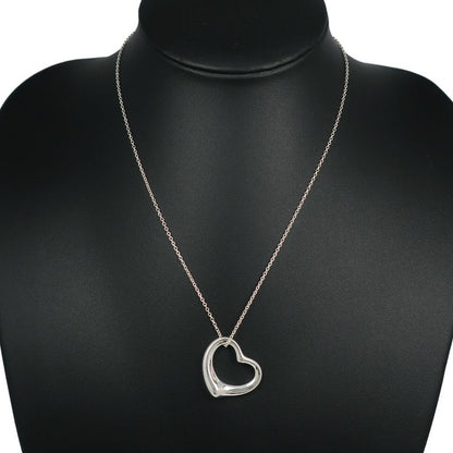 Tiffany & Co Open Heart Elsa Peretti 925 Silver Ladies 9.9g Necklace