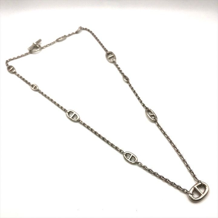 Hermes Chaine D'ancre Farandole Necklace Silver