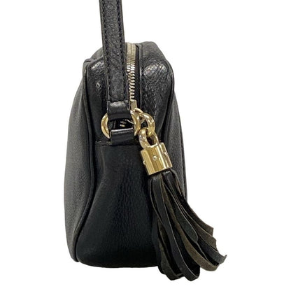 Gucci Shoulder Bag Soho 308364 Black Leather