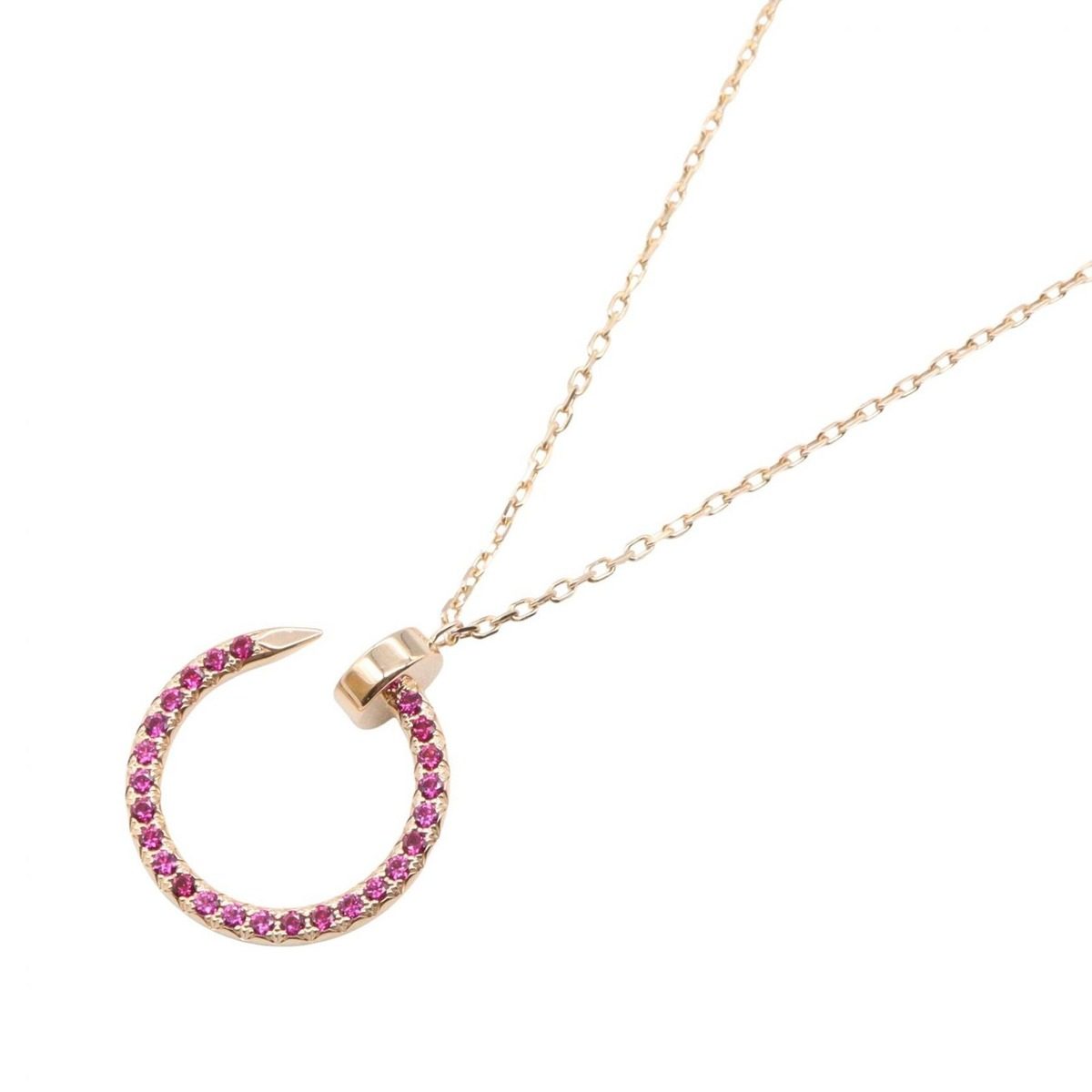 Cartier Necklace Juste Un Clou Ruby 39 18k Pink Gold