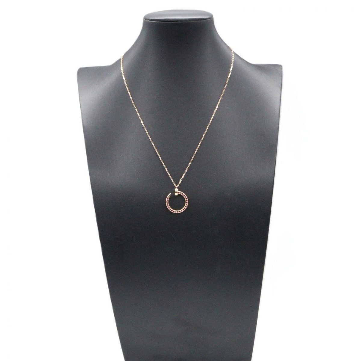 Cartier Necklace Juste Un Clou Ruby 39 18k Pink Gold — view 5