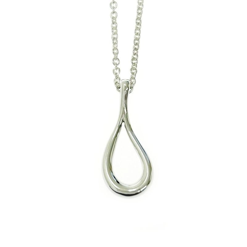 Tiffany & Co Silver Open Tia Dos Rop Necklace 2.2 g 925 Engraved