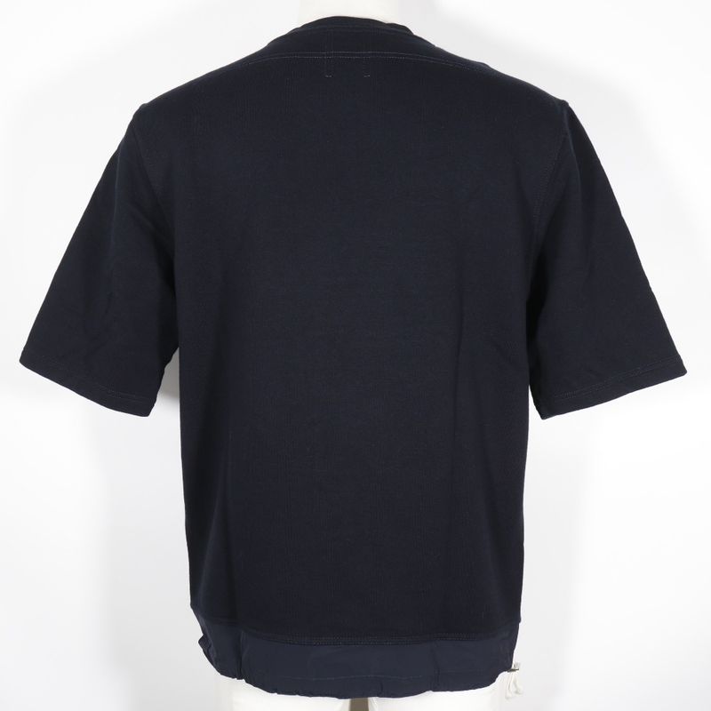 Hermes Short Sleeve Cotton Black Men's Sweatshirt