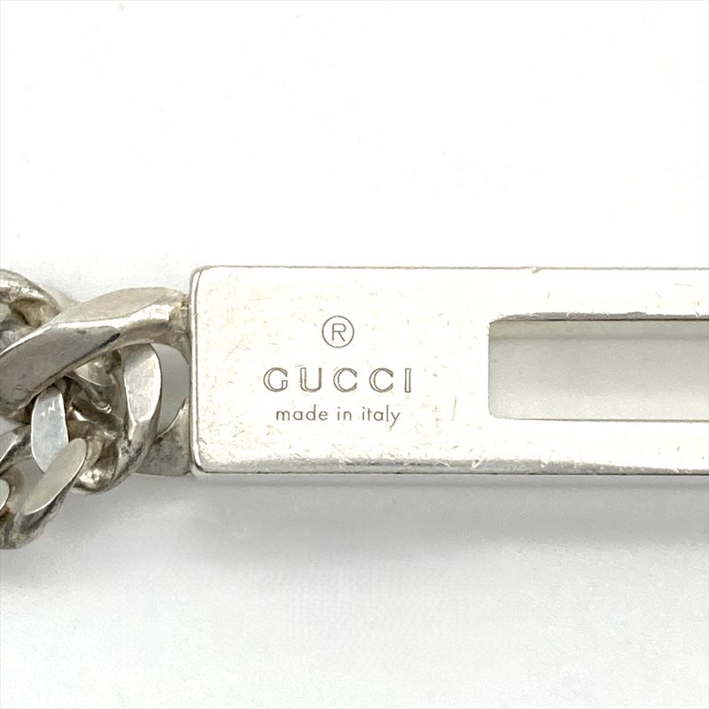 Gucci G Motif Necklace Sv925 281g Silver Unisex