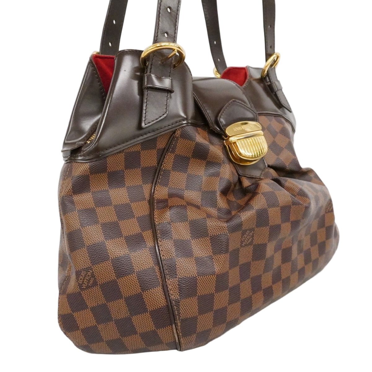 Louis Vuitton Shoulder Bag Damier Sistine GM Ebene — view 2