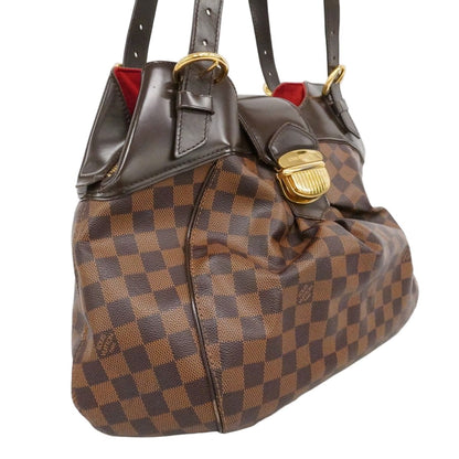 Louis Vuitton Shoulder Bag Damier Sistine GM Ebene — view 2