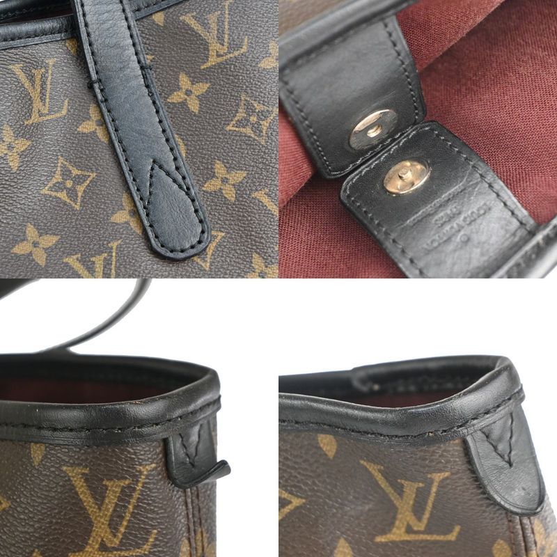 Louis Vuitton Tote Bag Divis Macassar Black Brown Monogram M56708 70fa448