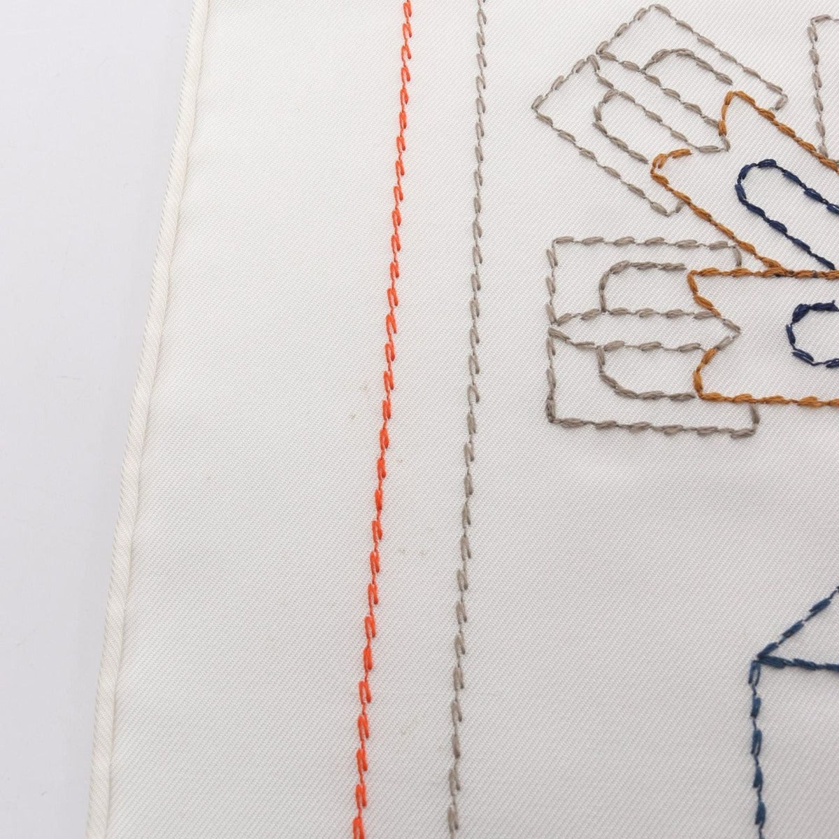 Hermes Scarf Carre 90 Exlibris Brode Sangle 25 SS Silk — view 4