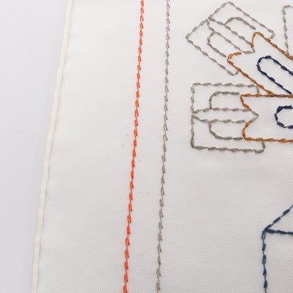 Hermes Scarf Carre 90 Exlibris Brode Sangle 25 SS Silk — view 4