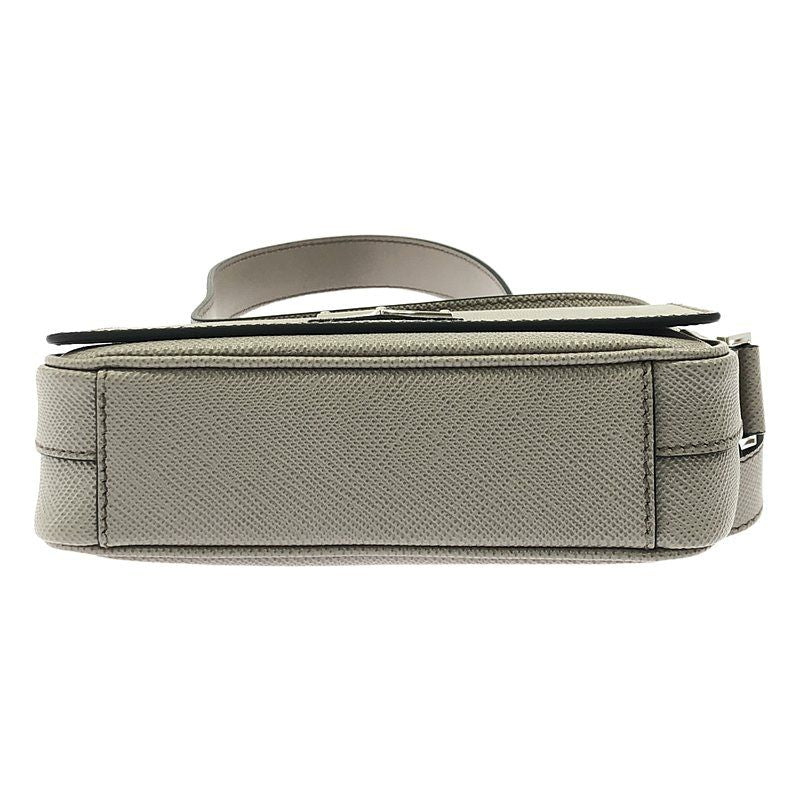 Prada Triangle Logo Saffiano Leather Shoulder Bag - Men's