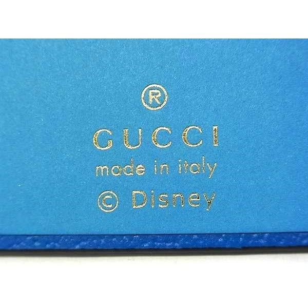 Gucci Disney Collaboration Donald Duck GG Pattern Leather Notebook — view 4