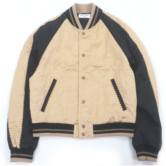 Saint Laurent Paris Teddy Jacket Stadium Jumper Blouson