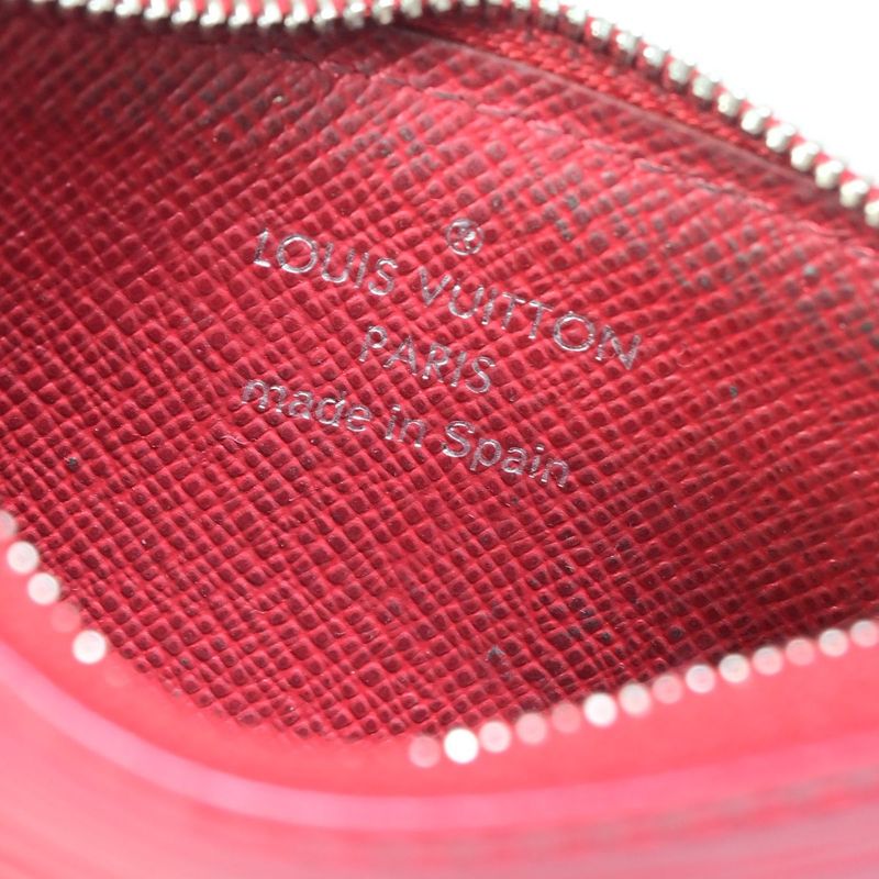 Louis Vuitton Key Case Coin Case Epi Red Pochette Cles M6380e 68sj341