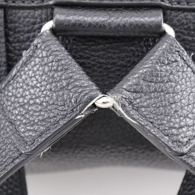 Prada Backpack 1bz007 Calf Black Unisex Backpack/daypack