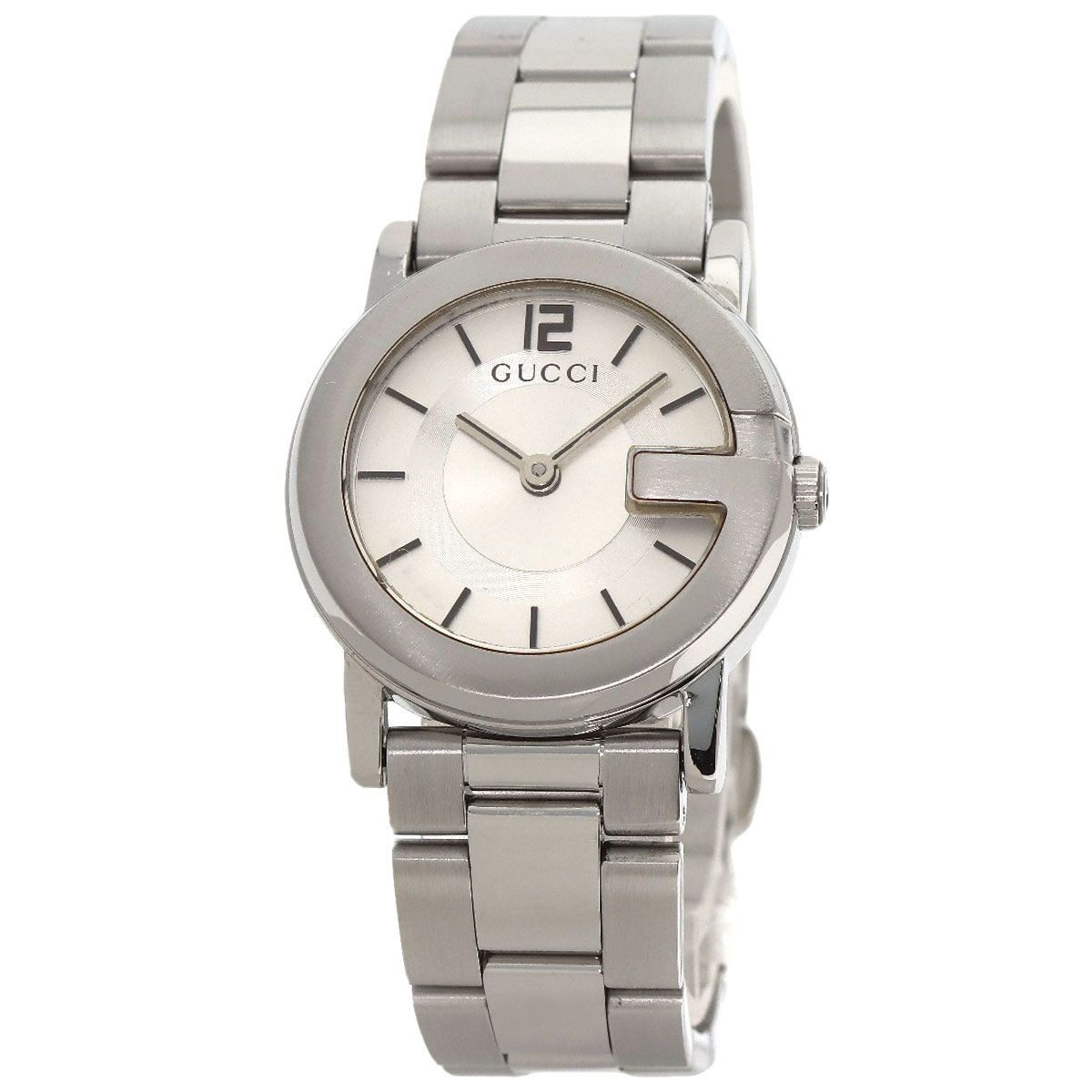 Gucci Round Face Watch SS