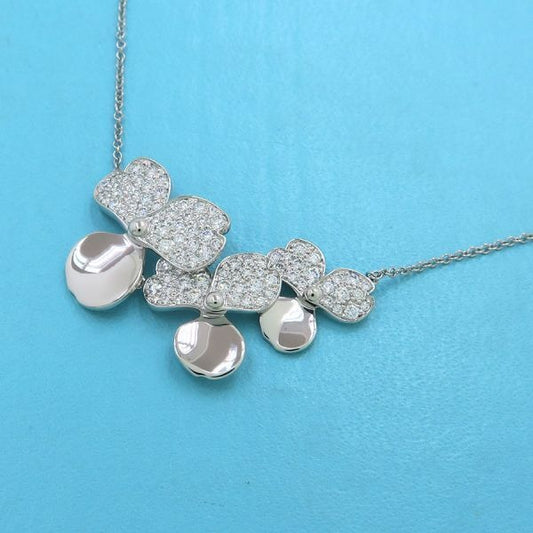 Tiffany & Co. Paper Flower Diamond Necklace