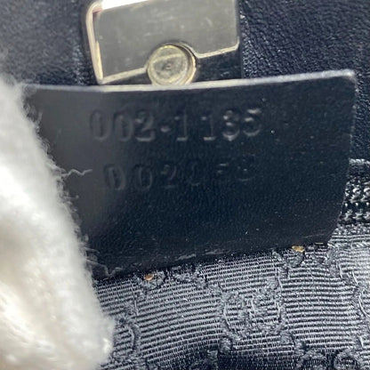Gucci Tote Leather Black Business Formal Sherry Line — view 16