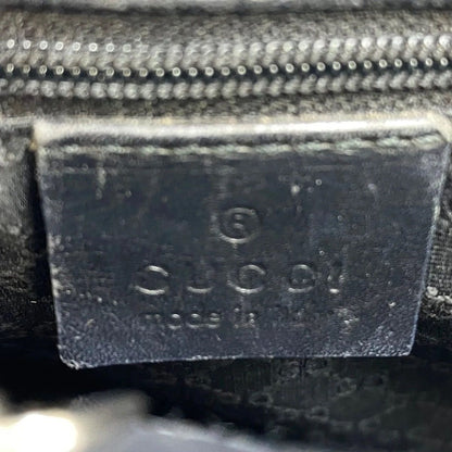 Gucci Tote Leather Black Business Formal Sherry Line — view 6