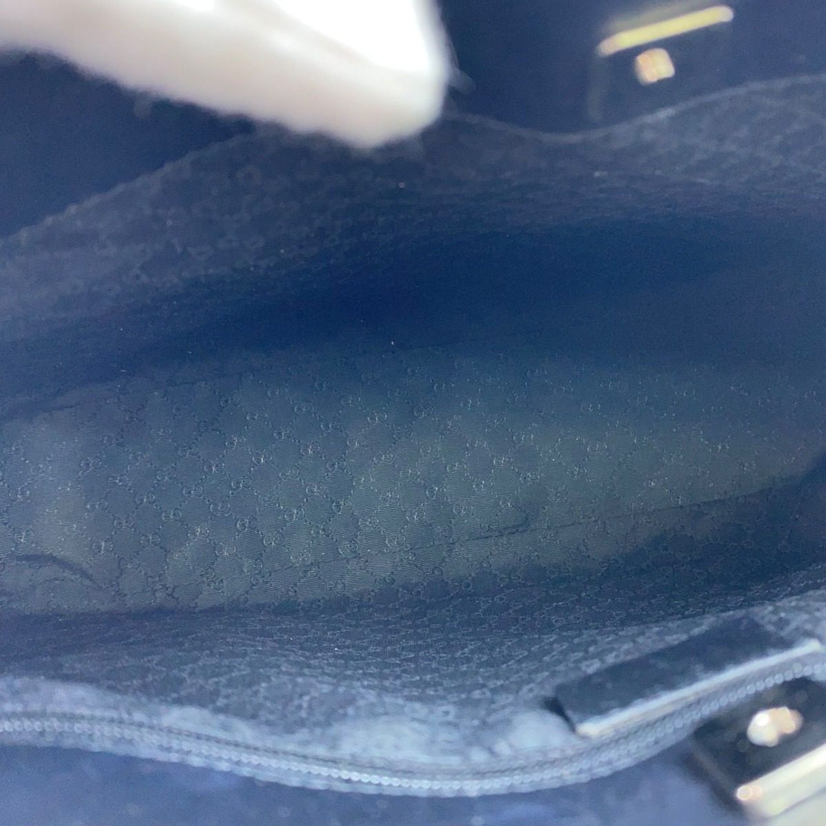 Gucci Tote Leather Black Business Formal Sherry Line — view 8