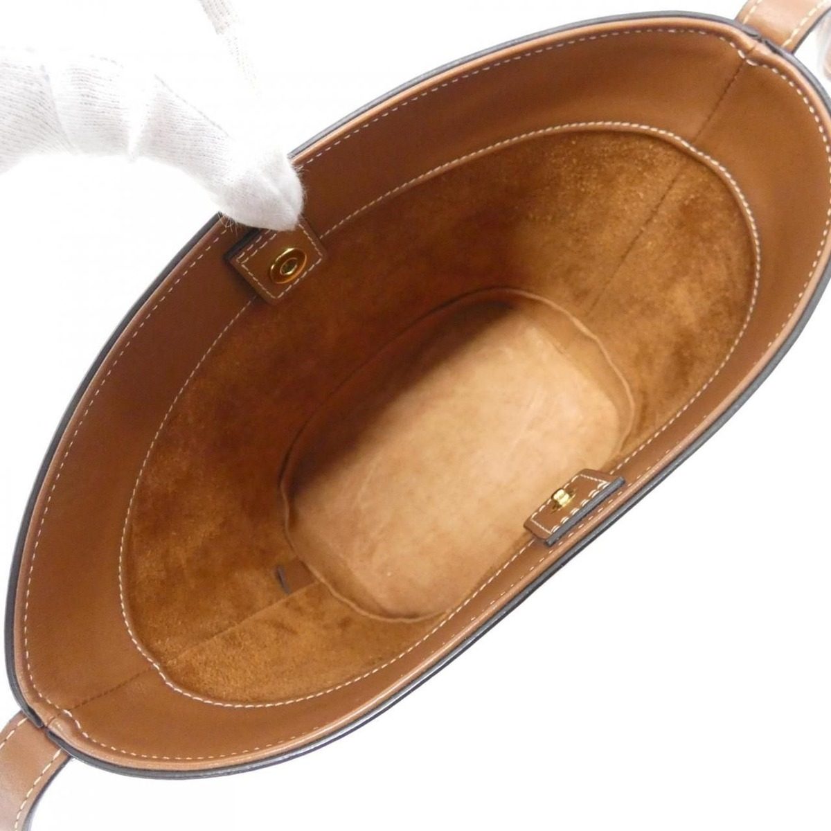 Celine Small Bucket Cuir Triomphe Shoulder Bag — view 9