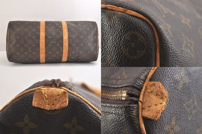 Louis Vuitton Monogram Keepall 45 Travel Boston Bag M41428 Junk 2594n