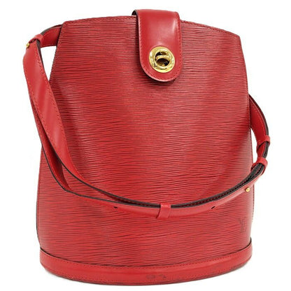 Louis Vuitton Cluny Shoulder Bag Epi Leather Red M52257