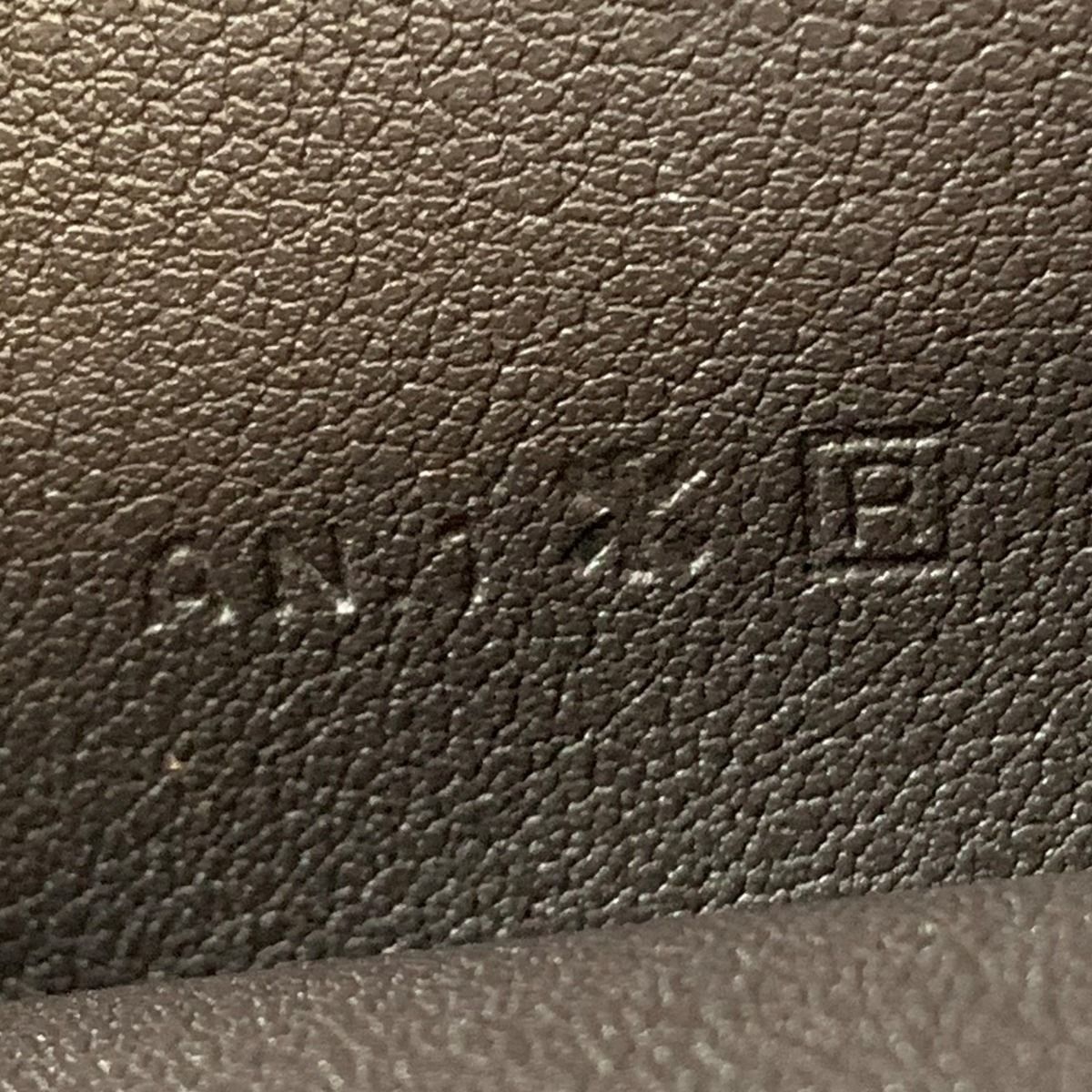 Hermes Citizen Twill Long Silk-in Brown Wallet Billfold Coin Purse None Men's