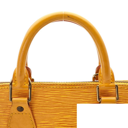 Louis Vuitton Alma Epi Leather Yellow Handbag — view 8