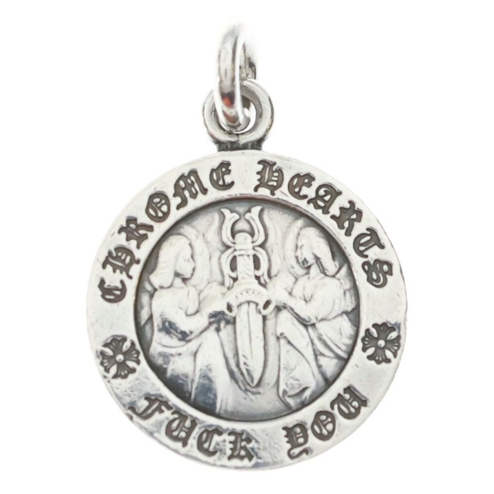 Chrome Hearts Chrm Angl Mdl V1 Angel Medal Charm Pendant Top