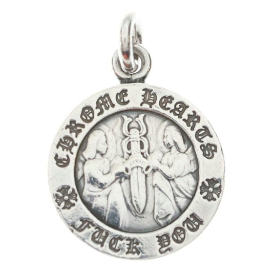 Chrome Hearts Chrm Angl Mdl V1 Angel Medal Charm Pendant Top