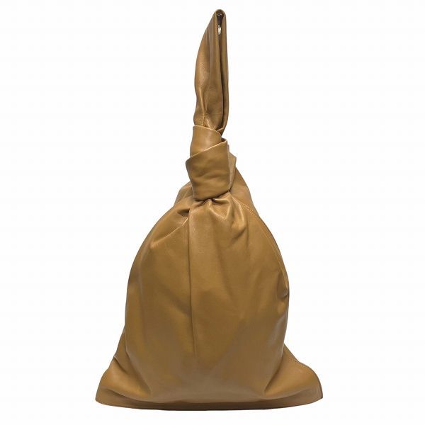 Bottega Veneta Twist 607964 Camel Bag Handbag Clutch Bag Women