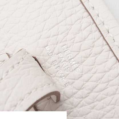 Hermes Evelyne Amazon TPM Cles Silver Taurillon Clemence Shoulder Bag — view 5