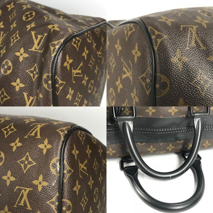Louis Vuitton Boston Bag Keepall Bandoliere 55 M41411 Monogram Canvas Brown