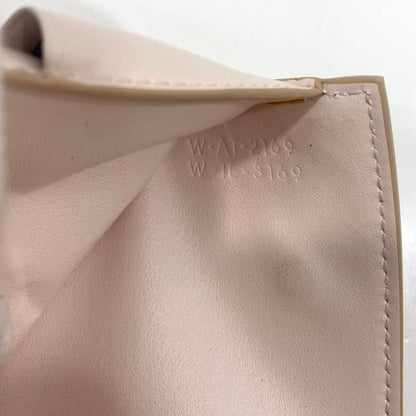 Celine Wallet Trifold Wallet Pink Beige 10b57