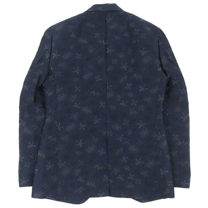 Hermes Silk Blend All Weave Pattern Single Jacket Tailored — view 2