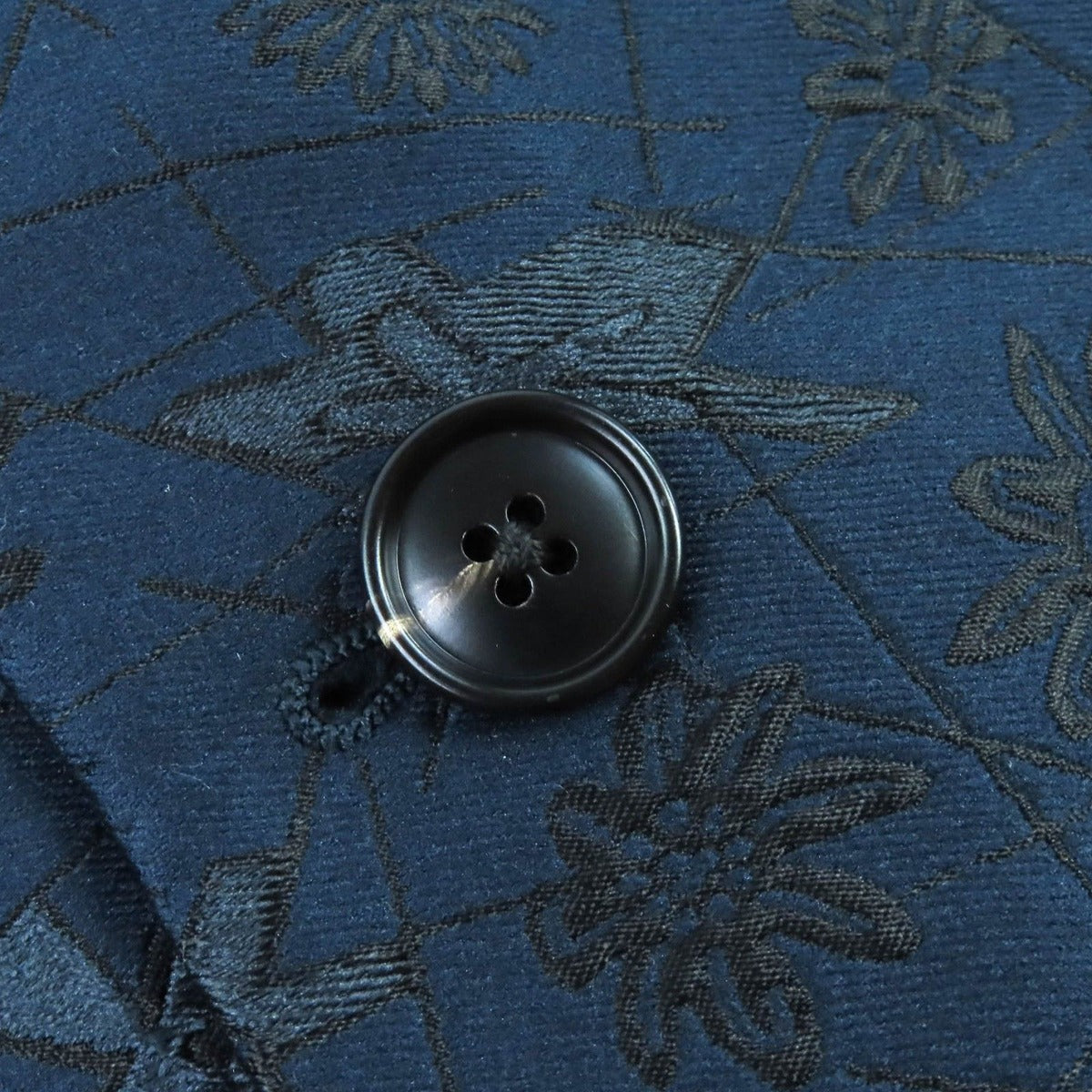 Hermes Silk Blend All Weave Pattern Single Jacket Tailored — view 5