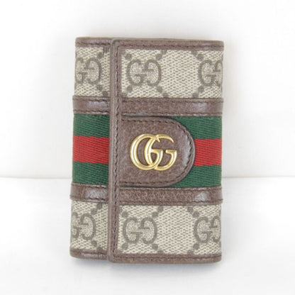 Gucci Sherry Line 6-ribbon Key Case 6037321147 Key Case GG Supreme Canvas