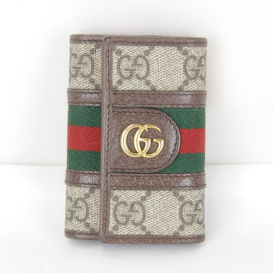 Gucci Sherry Line 6-ribbon Key Case 6037321147 Key Case GG Supreme Canvas