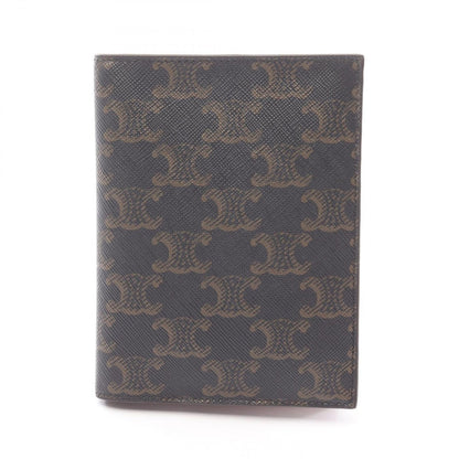 Celine Card Case Triomphe Black Others Passport Cabas
