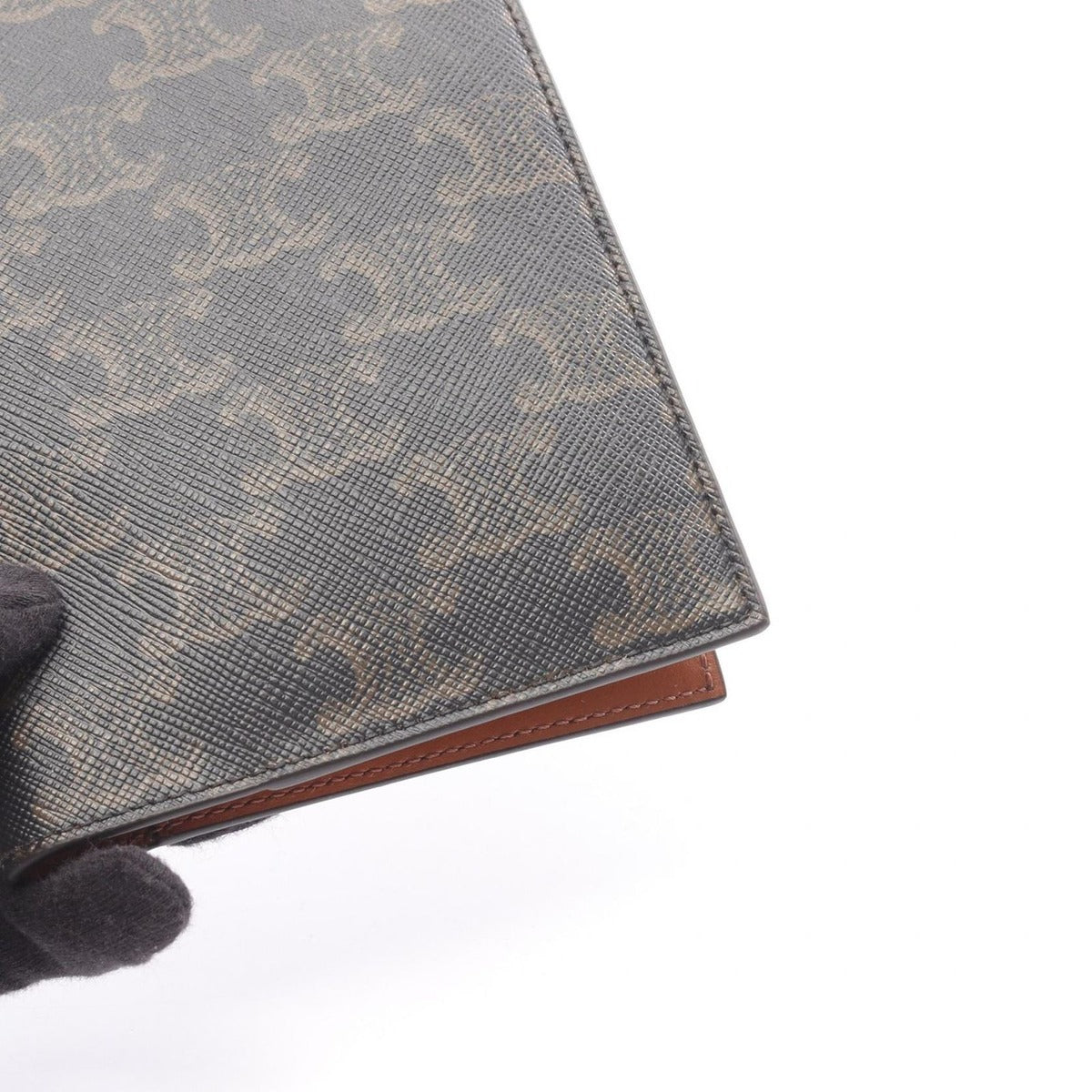 Celine Card Case Triomphe Black Others Passport Cabas — view 5