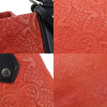 Louis Vuitton Shoulder Bag Hobo GM M93155 Monogram Anthea Leather Red Black One