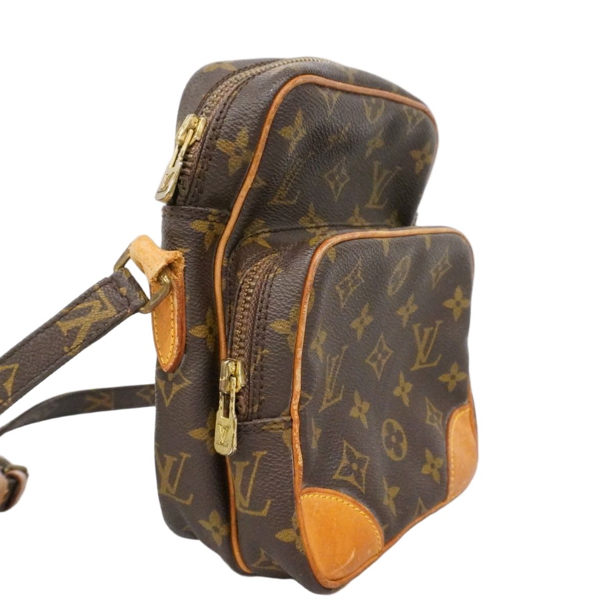 Louis Vuitton Shoulder Bag Monogram Amazon Brown — view 2