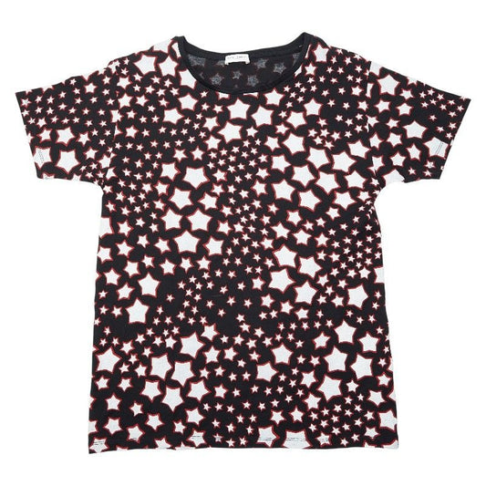Saint Laurent Star T-Shirt M Black Multicolor Cotton