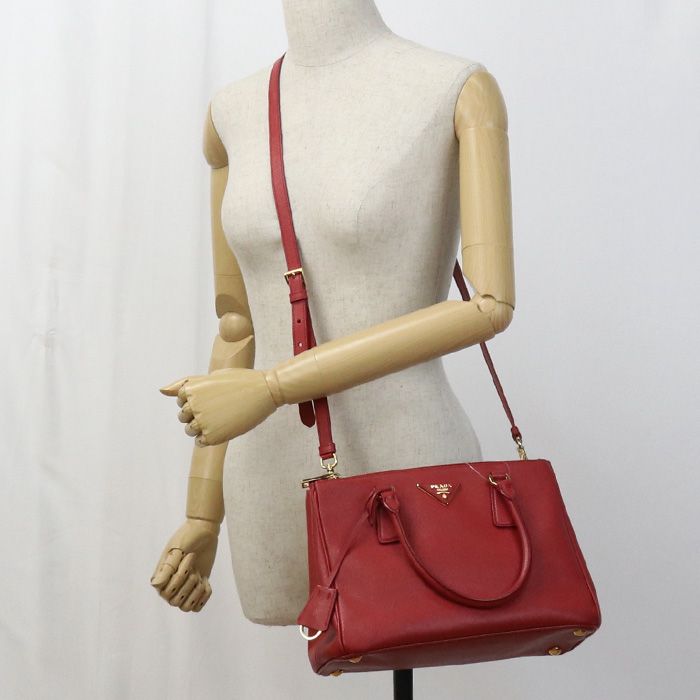 Prada Medium Bag Galleria Pr87238 Tote Leather Medium Bag Ladies